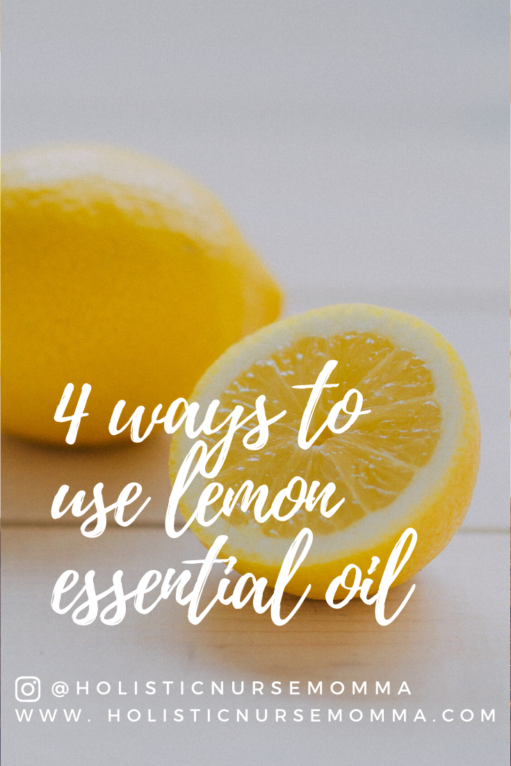 ways to use lemon essential oil
