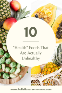 Companies are marketing their foods as healthy with the surge of heath interest today. Learn more about unhealthy health foods to leave on the store shelf.