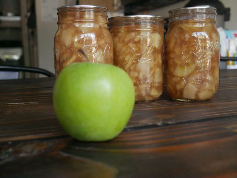 canned apple pie filling