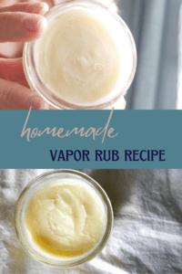 homemade vapor rub in glass jar