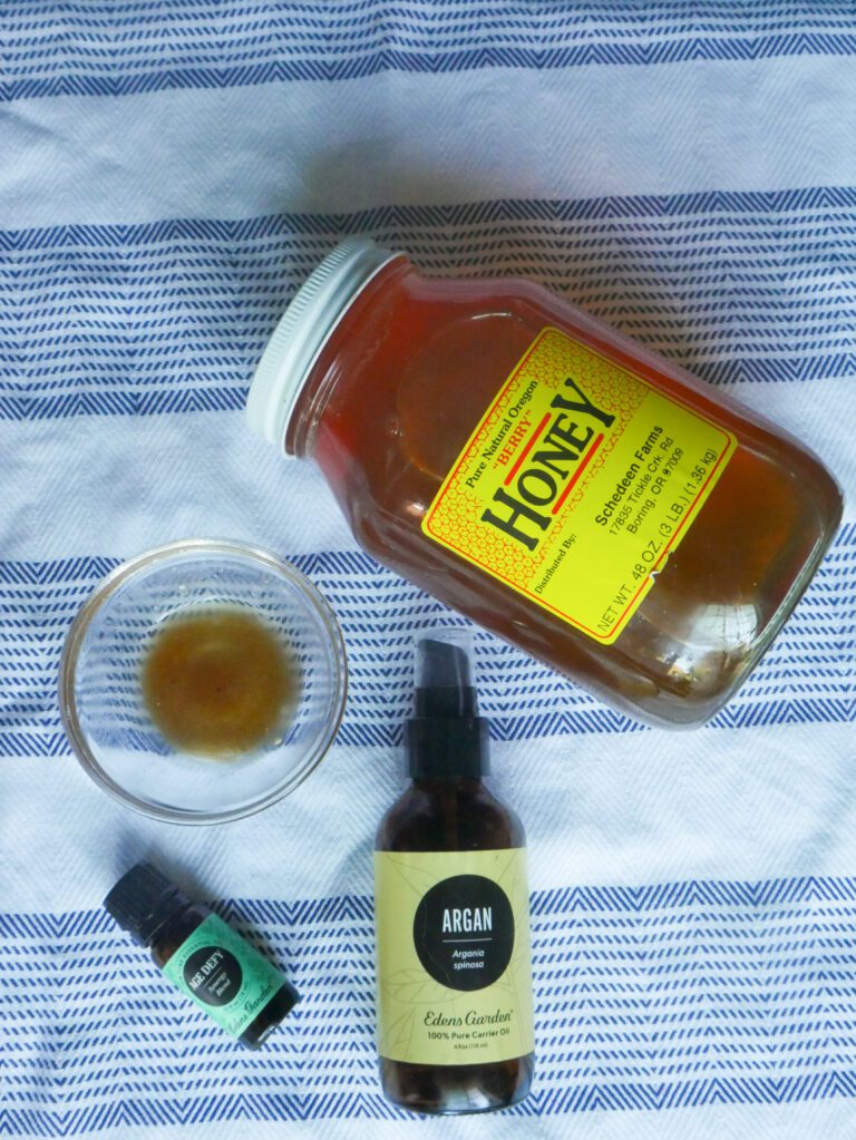 honey and sugar scrub for face