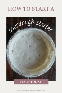 how to start a sourdough starter