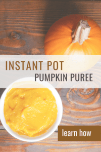 instant pot pumpkin puree