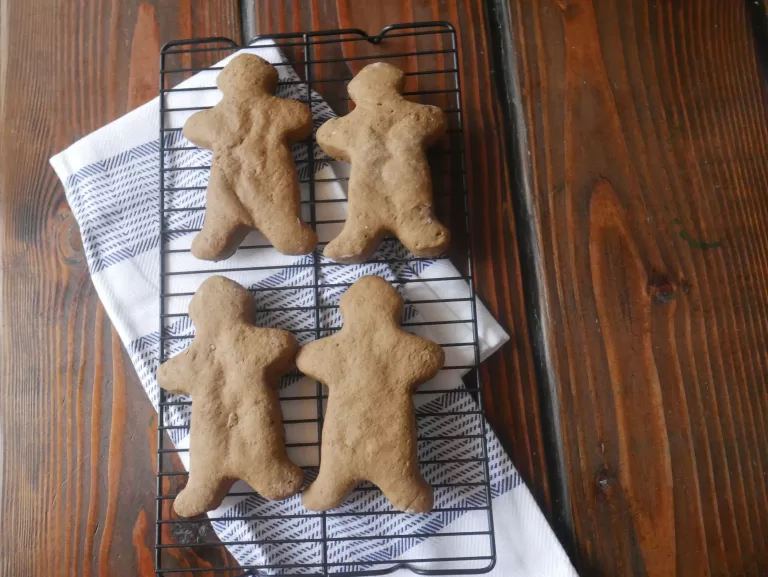 soft and chewy sourdough gingerbread cookies