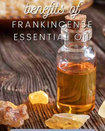frankincense resin by frankincense oil ampule