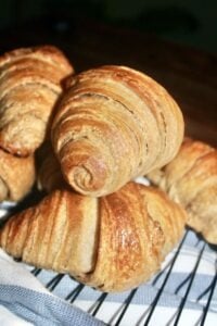 Flaky Homemade Sourdough Croissant Recipe with FMF Option